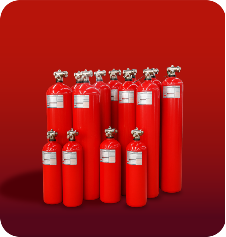 Bình chữa cháy khí FM-200 loại 140L 