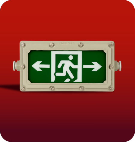 Đèn exit chống nổ thời lượng pin 180 phút
